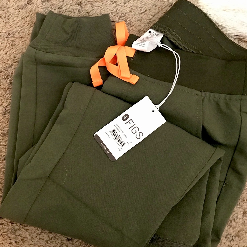 FIGS!! Small-Tall Moss Zamora Jogger Scrub Pants